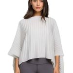 Lululemon Forward Flow Poncho Light Gray Cotton/Silk Blend One Size Size undefined Photo 1