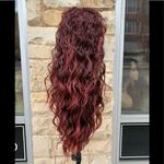 Curly long drawstring ponytail Clipin wavy Heidi Photo 5