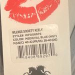 Wildfox Wellness Society sweatshirt sz M Keely Raglan Medieval Blue women's New Photo 4