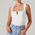 ASTR -  the label-Nouaeau Bodysuit ,white Photo 1