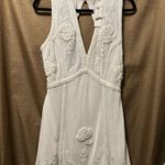 Anthropologie NWT Anthropoligie x Not So Serious by Pallavi Mohan Deep-V Mini Dress Size Large Photo 0