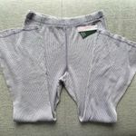Wild Fable NWT Waffle Knit Thermal Boho Flare Leg Pants Legging Purple XXL Photo 8