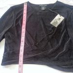 Sincerely Jules NWT Women’s  Black Skirt &Top Stretch Knit Set Long Sleeve Size L Photo 8