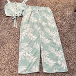 Kori Women’s tropical two piece bout pants set. Size medium  Photo 0