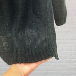 The Limited  Black Cold Shoulder Sequin Sweater Mohair XS Photo 6