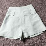 Quanta de soleil mint green high rise shorts small Photo 2