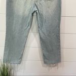 ZARA  Light Wash Distressed Mom Jeans Size 8 Photo 7