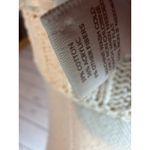 Ann Taylor  Loft Knit Sweater size Large Womens Poncho Lagenlook gold Metallic Photo 4