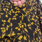 City Chic  Dress Edina Floral Yellow Black Size 16 Photo 6