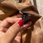 Massimo Dutti  Short Beige Trench Coat Large Size 10 perfect for Fall! Photo 7