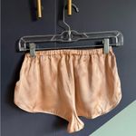 Kiki de Montparnasse Amour Lounge Tap Shorts, Size XS, Nude, 100% Silk, w/ Tags Pink Photo 1