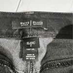 White House | Black Market WHBM Womens Black Denim Jeans Embellished Pockets Size 2 Blanc Crop Photo 2
