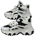 NWOT ~ Black & White Lace Front Workout Sneakers Athletic Shoes ~ EU 38 Photo 8