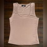 Workshop Republic Clothing Taupe Brown Fitted Sleeveless Tank Top Photo 0