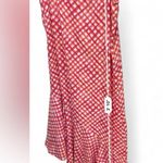Tommy Bahama Harbour Island Gingham Asymmetrical Ruffle Dress size small Photo 5