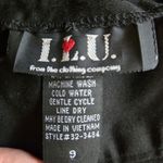 ILU Womens Size 9 Vintage Y2K Black Flare Leg Dress Pants I.L.U. The Clothing Co Photo 6