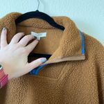 Madewell  (Re)Sourced Cream Fleece Quilted Pocket Popover Jacket XS Photo 2