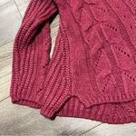 Anthropologie alpaca blend ramona cable knit sweater size small Photo 3