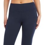 Jockey Activewear Leggings Slit Crop Flare Athletic Yoga Pants Womens Small Blue Photo 3
