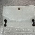 YSL Saint Laurent Niki Medium Flap Shoulder Bag in White Crinkled Leather Photo 7