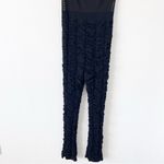 I am gia I.AM.GIA Ophelia Jumpsuit Ruche Mesh Strapless Stretch in Black Photo 8