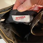 Arizona Jeans Cute Y2K greasy faux leather zipper accent bag crossbody purse 10” x 7” Photo 5