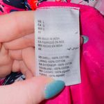 ON 34th Women's Size Large Pink Floral Print V Neck Maxi Dress Photo 6