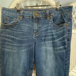 Kut From The Kloth Blue Straight Leg Jeans Size 12 Mid Rise Stretch Denim Photo 2