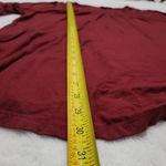 Lane Bryant Women’s Swing Crew-Neck Trim Top Red Maroon Long Sleeve size 22 24 Photo 6