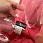 Jovani NEW  floral strapless maxi gown in pink- rare color Photo 5