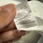 VTG‎ Bridgewater Studio Women 100% Linen White Long Sleeve Button Down Blouse 1X Photo 7