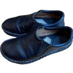 Born concept Vintage 90s Born stitched black leather slip on loafer clogs 🔥  Photo 2