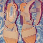 Steve Madden Tan/beige Strappy Wedges  Photo 0