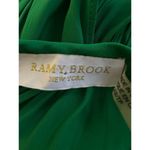 Ramy Brook Green Pleated Drop Waist blouse – Size XS Photo 3