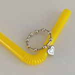 Sterling Silver Silver Heart Ring  Ring Cute Ring Photo 3
