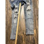 Rock Revival  Womens 27 Arda Skinny Jeans Distressed Ripped Thick Stitch Thrashed Photo 9