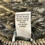 Soft Surroundings Zebra Print Fringe Knit Cardigan Sweater Women's Medium Shawl Photo 12