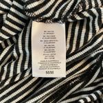 Anthropologie   Eri + Ali Ranier Black White Stripe Ribbed Wrap Top Photo 3