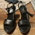 Cole Haan  Wedge Sandals Worn Once! perfect! NikeAir 6.5 6 1/2 Black Photo 1