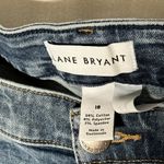 Lane Bryant  18 Blue Jeans w/ Whiskering and Frayed Hem Photo 3