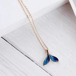 Boutique Enameled Fish Tail Gold Tone Chain Photo 1