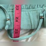 St. John blue buttery soft modern chic zip track suit jacket rhinestone detail L Photo 11