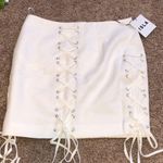 ISLA skirt 🔥☄️white with lace up details M White Size M Photo 2