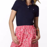 Lilly Pulitzer Pink and White Skater Skirt Photo 1