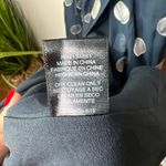 Charles Henry BRAND NEW Navy Polka Dot Wrap Dress Size Large Sheer Long Sleeves Photo 8