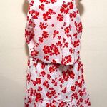 J.Crew  re-imagined NWOT Ruffle Smocked Waist Skirt & top floral set size LARGE Photo 0