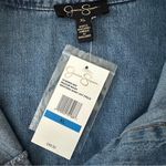 Jessica Simpson Denim Western Shirt Size XL Women Photo 7