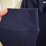 Lands' End New Women's Long Sleeve Waffle Funnel Neck Top Navy Plus 2X Blue Photo 4