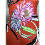 Trina Turk  red floral V-neck swimsuit. Size 2. Retails $169 Photo 7