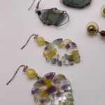 Lot Of 3 Costume Earrings Pierced Dangle Drop / Bead Photo 8